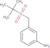 3-[(2-Methylpropane-2-sulfonyl)methyl]aniline