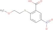 2-[(2-Methoxyethyl)sulfanyl]-5-nitrobenzoic acid