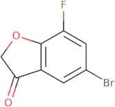 5-Bromo-7-fluoro-2,3-dihydro-1-benzofuran-3-one