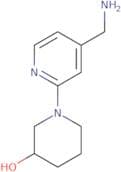 1-[4-(Aminomethyl)pyridin-2-yl]piperidin-3-ol