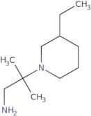 2-(3-Ethylpiperidin-1-yl)-2-methylpropan-1-amine