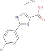 2-(4-Chlorophenyl)-5-ethyl-1H-imidazole-4-carboxylic acid