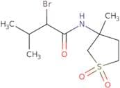 2-​Bromo-​3-​methyl-​N-​(tetrahydro-​3-​methyl-​1,​1-​dioxido-​3-​thienyl)​-butanamide,