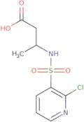 3-(2-Chloropyridine-3-sulfonamido)butanoic acid