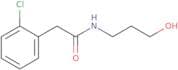 2-(2-Chlorophenyl)-N-(3-hydroxypropyl)acetamide