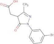 2-[1-(3-Bromophenyl)-3-methyl-5-oxo-4,5-dihydro-1H-pyrazol-4-yl]acetic acid