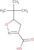 5-tert-Butyl-4,5-dihydro-1,2-oxazole-3-carboxylic acid