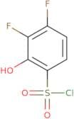 3,4-Difluoro-2-hydroxybenzene-1-sulfonyl chloride
