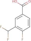 3-(Difluoromethyl)-4-fluorobenzoic acid