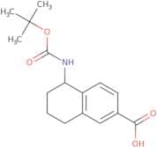 5-{[(tert-Butoxy)carbonyl]amino}-5,6,7,8-tetrahydronaphthalene-2-carboxylic acid