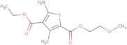 4-Ethyl 2-(2-methoxyethyl) 5-amino-3-methylthiophene-2,4-dicarboxylate