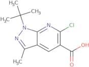 1-tert-Butyl-6-chloro-3-methyl-1H-pyrazolo[3,4-b]pyridine-5-carboxylic acid