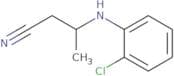 3-[(2-Chlorophenyl)amino]butanenitrile