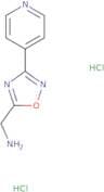 [3-(Pyridin-4-yl)-1,2,4-oxadiazol-5-yl]methanamine dihydrochloride
