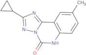 2-Cyclopropyl-9-methyl-5H,6H-[1,2,4]triazolo[1,5-c]quinazolin-5-one