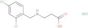 3-{[(2,4-Dichlorophenyl)methyl]amino}propanoic acid hydrochloride
