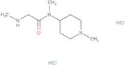 N-Methyl-2-(methylamino)-N-(1-methylpiperidin-4-yl)acetamide dihydrochloride