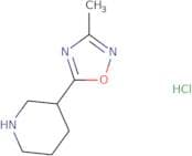 3-(3-Methyl-1,2,4-oxadiazol-5-yl)piperidine hydrochloride