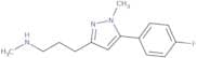 {3-[5-(4-Fluorophenyl)-1-methylpyrazol-3-yl]propyl}(methyl)amine