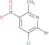 2-Bromo-3-chloro-6-methyl-5-nitropyridine