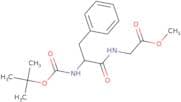 Methyl 2-[(2S)-2-{[(tert-butoxy)carbonyl]amino}-3-phenylpropanamido]acetate