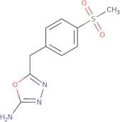 5-[(4-Methanesulfonylphenyl)methyl]-1,3,4-oxadiazol-2-amine