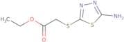 Ethyl [(5-amino-1,3,4-thiadiazol-2-yl)thio]acetate