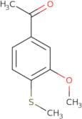 1-[3-Methoxy-4-(methylsulfanyl)phenyl]ethan-1-one