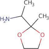 1-(2-Methyl-1,3-dioxolan-2-yl)ethan-1-amine