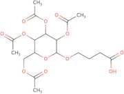 4-(((2R,3R,4S,5R,6R)-3,4,5-Triacetoxy-6-(acetoxymethyl)tetrahydro-2H-pyran-2-yl)oxy)butanoic acid