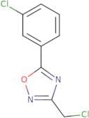 3-(Chloromethyl)-5-(3-chlorophenyl)-1,2,4-oxadiazole