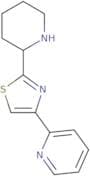 2-[2-(Piperidin-2-yl)-1,3-thiazol-4-yl]pyridine