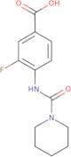 3-Fluoro-4-[(piperidine-1-carbonyl)amino]benzoic acid