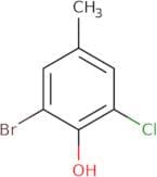 2-Bromo-6-chloro-4-methylphenol