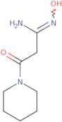 (Z)-N'-Hydroxy-3-oxo-3-(piperidin-1-yl)propimidamide