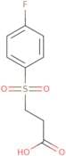 3-(4-Fluorobenzenesulfonyl)propanoic acid