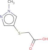 2-[(1-Methyl-1H-pyrazol-4-yl)sulfanyl]acetic acid