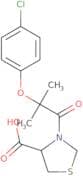 (4R)-3-[2-(4-Chlorophenoxy)-2-methylpropanoyl]-1,3-thiazolidine-4-carboxylic acid