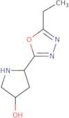 (3R,5R)-5-(5-Ethyl-1,3,4-oxadiazol-2-yl)pyrrolidin-3-ol
