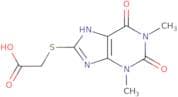 2-[(1,3-Dimethyl-2,6-dioxo-2,3,6,9-tetrahydro-1H-purin-8-yl)sulfanyl]acetic acid