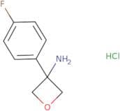 3-(4-Fluorophenyl)oxetan-3-amine hydrochloride