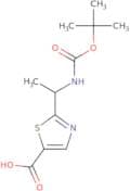 2-(1-{[(tert-Butoxy)carbonyl]amino}ethyl)-1,3-thiazole-5-carboxylic acid