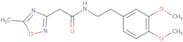 N-(2-(3,4-dimethoxyphenyl)ethyl)-2-(4-methyl(3,2,5-oxadiazolyl))ethanamide