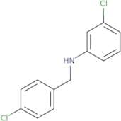 3-Chloro-N-[(4-chlorophenyl)methyl]aniline