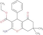 ethyl 2-amino-7,7-dimethyl-5-oxo-4-phenyl-4,6,7,8-tetrahydro2H-chromene-3-carboxylate