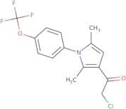 2-Chloro-1-{2,5-dimethyl-1-[4-(trifluoromethoxy)phenyl]-1H-pyrrol-3-yl}ethan-1-one