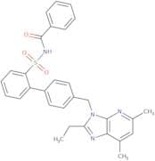 3-((2'-(Benzoylaminosulfonyl)biphenyl-4-yl)methyl)-2-ethyl-5,7-dimethyl-3H-imidazo(4,5-B)pyridine