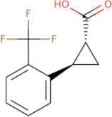 rel-(1R,2R)-2-(2-(Trifluoromethyl)phenyl)cyclopropane-1-carboxylic acid