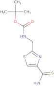 tert-Butyl N-[(4-carbamothioyl-1,3-thiazol-2-yl)methyl]carbamate