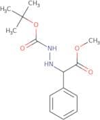 Methyl 2-({[(tert-butoxy)carbonyl]amino}amino)-2-phenylacetate